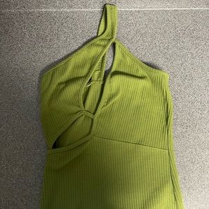 Missguided green dress